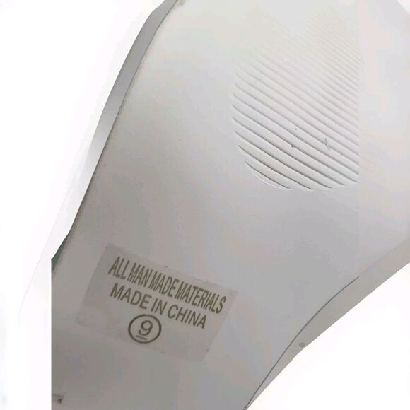 Chase & Chlo Western Boots Women's Size 9 White Rhinestone Tassel Justine New - Picture 9 of 10